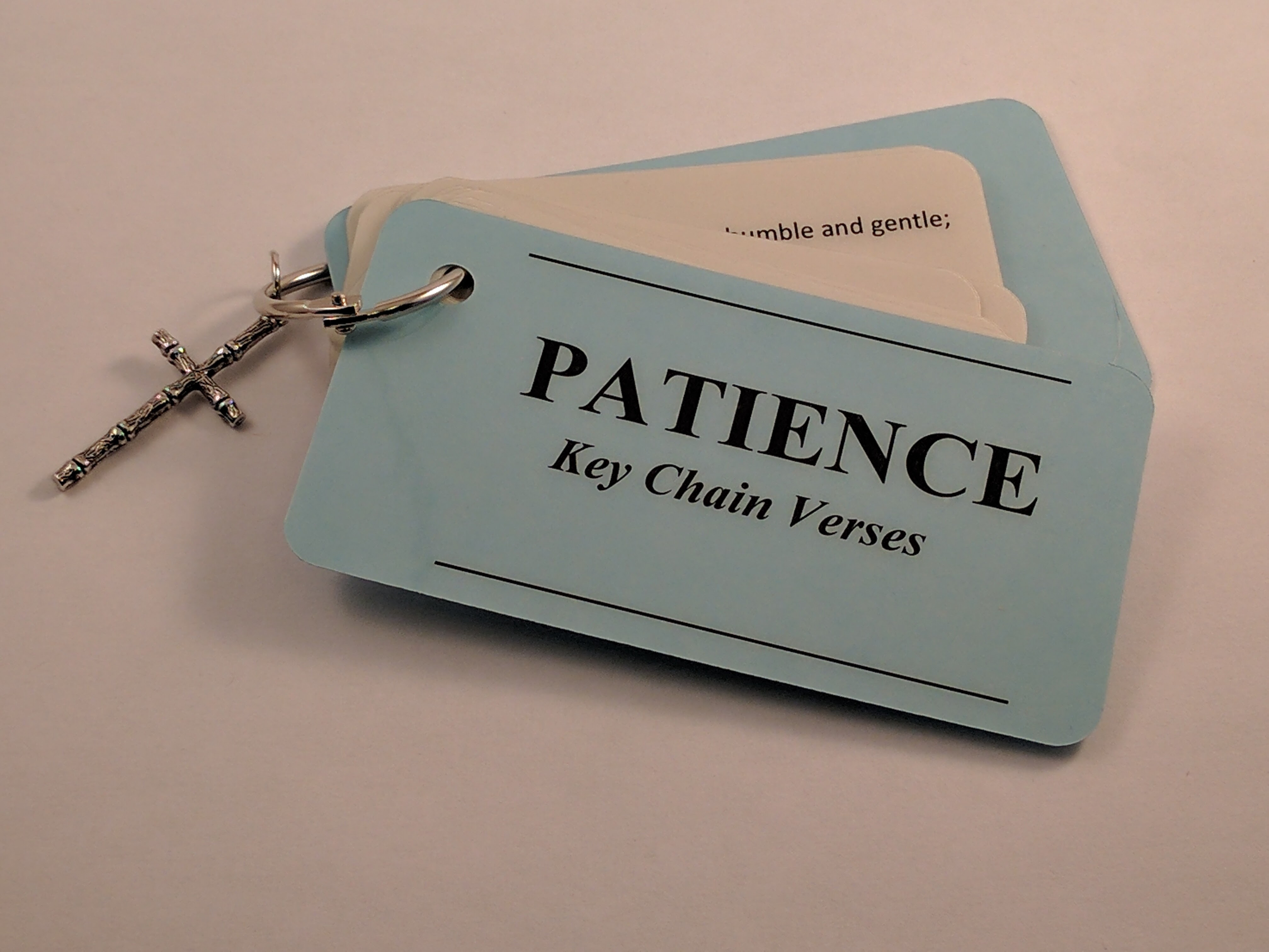 Patience Keychain Verses.